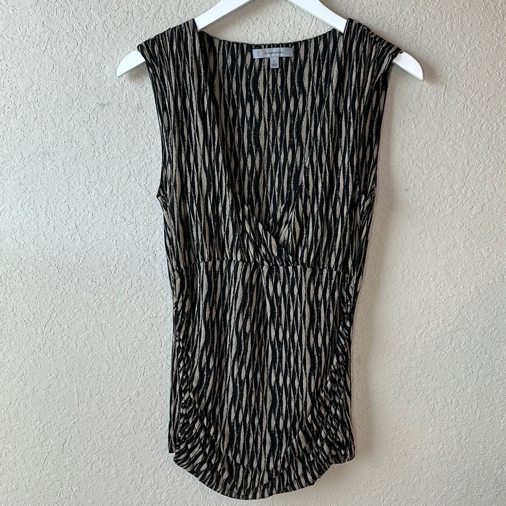 Classiques Entier From Nordstrom Silk Blend Surplice Tank Size Large